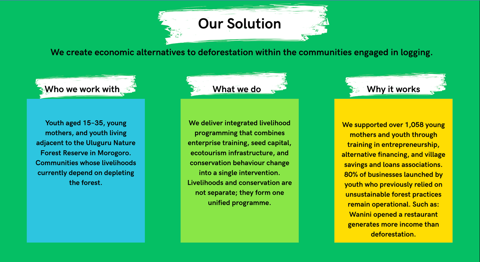 Tengeneza Generation Solution Diagram
